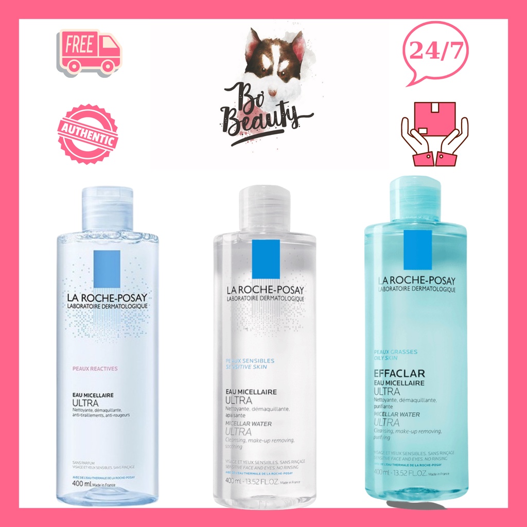 Nước tẩy trang La Roche Posay 400ml date 1-2024