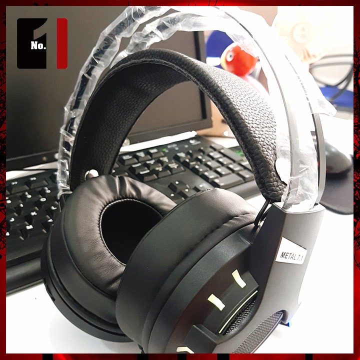 Tai Nghe Gaming Chụp Tai Headphone Có Dây SIMETECH METAL Tai Nghe Game Thủ Máy Vi Tính Laptop Pc