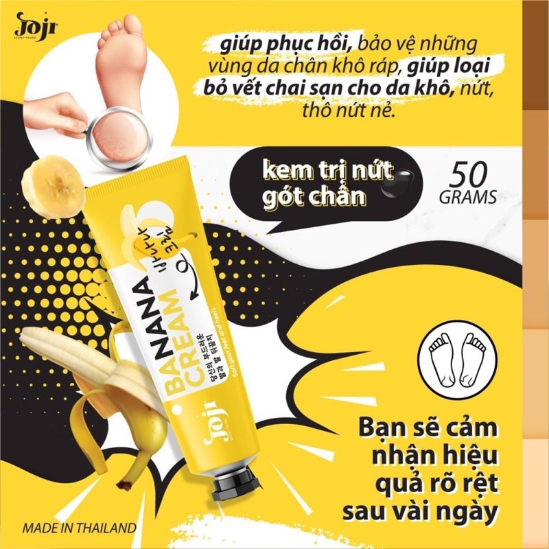 Kem Giảm Nứt Gót Bàn Chân Banana Cream Feet and Heels 50g