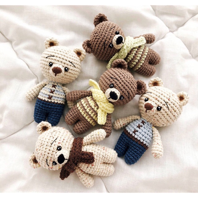 Gấu len handmade