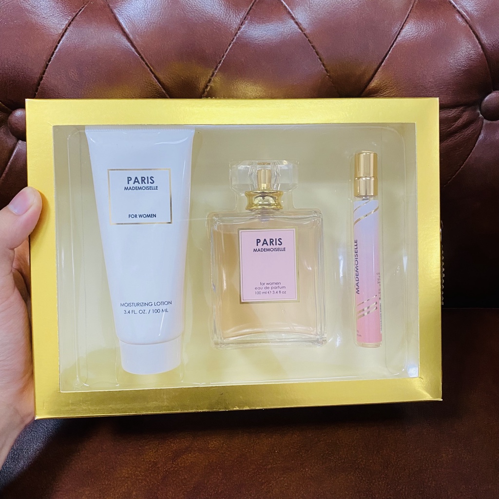 Set nước hoa nữ  Paris Mademoiselle Eau De Parfum for Women 3.4 fl oz SANDORA