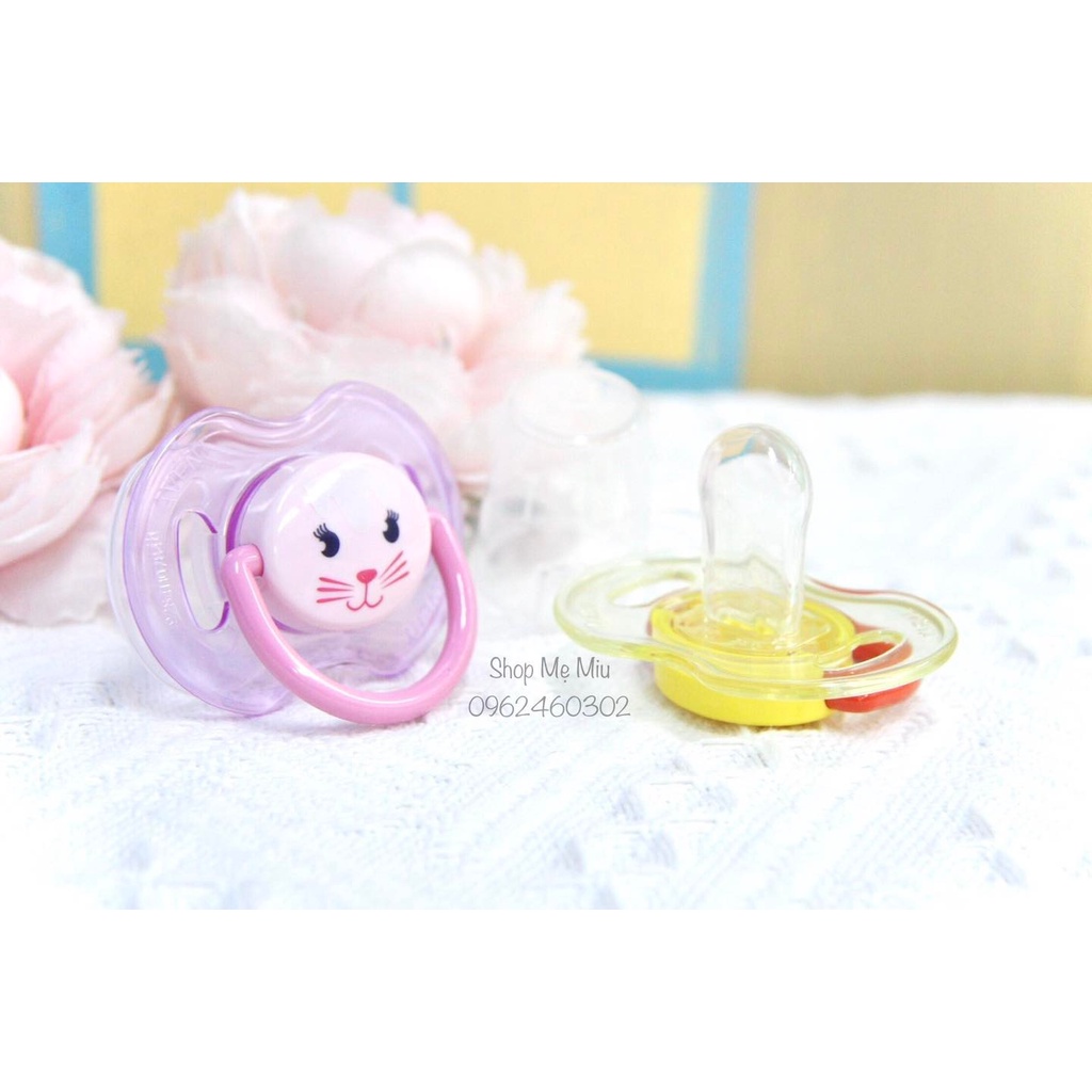 Ti Giả Avent Đầu Dẹt Cho Bé Size 0-6m, 6-18m