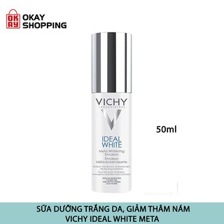 Sữa dưỡng trẵng da, giảm thâm nám Vichy ideal white meta whitening emulsion 50ml