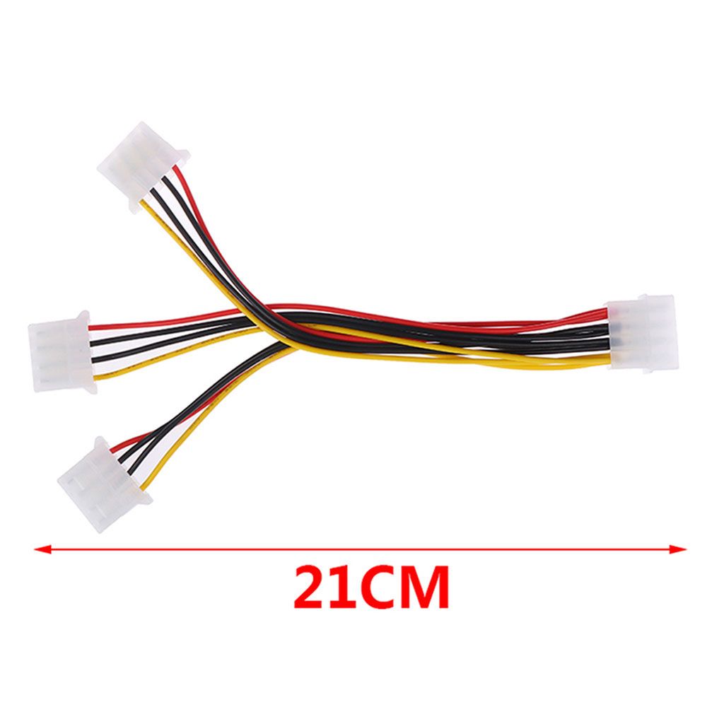 Dây Cáp Chia Nguồn 4 Chấu 21cm Ide 1-to-3 Molex Ide 4 Pin