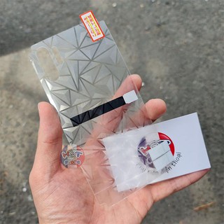 Miếng dán mặt lưng 3D vân kim cương cho Note 10 Plus / Note 10