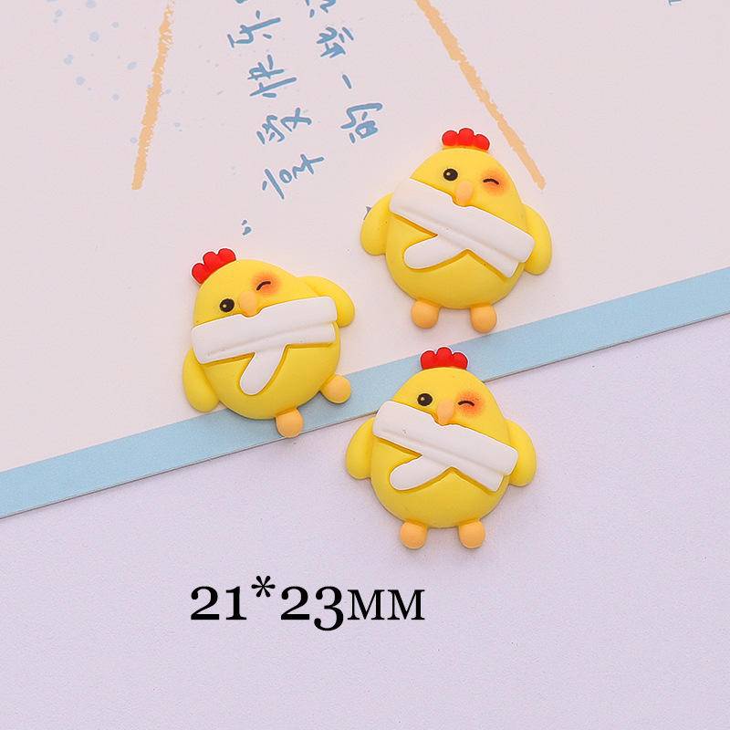 Cute DIY accessories Phụ Kiện Trang Trí Giày Hình Chú Gà Dễ Thương 2022 DIY JIBBITZ charm shoe buckle