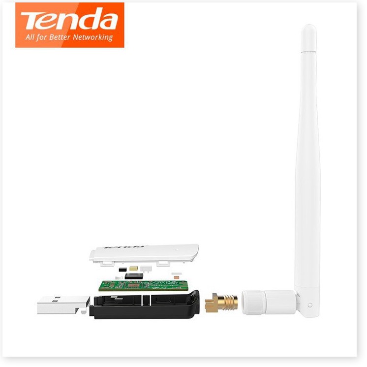 USB Thu Sóng Wifi Tenda W311MA Chuẩn N Tốc độ 150Mbps có 1 ăng ten