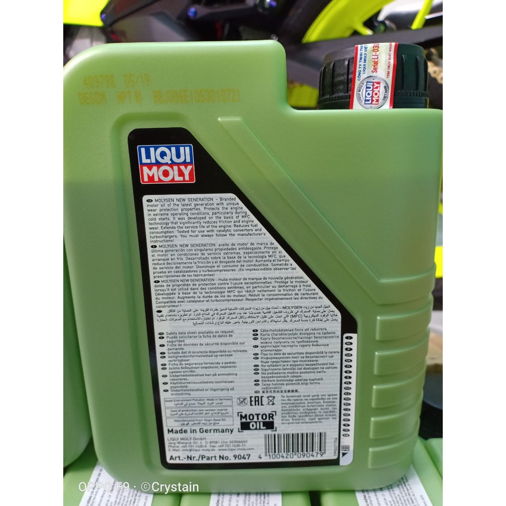 Nhớt Liqui Moly Gen 5W-30 tổng hợp  Cao Cấp Xe Tay Ga " Có Chiết Lẻ "