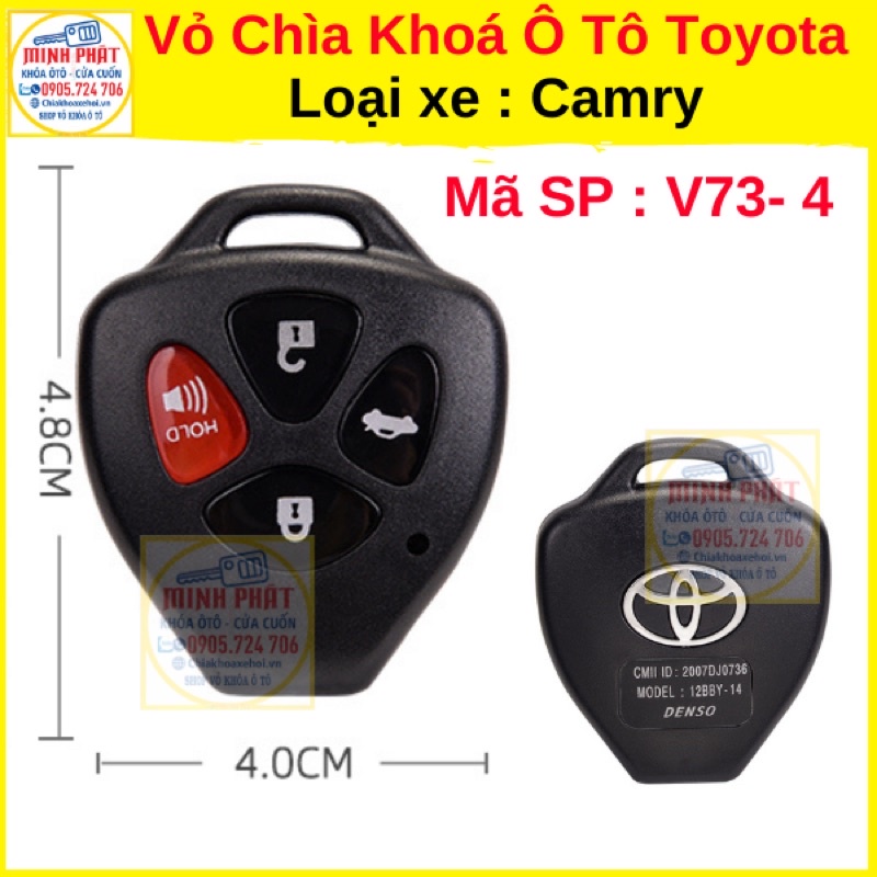 Vỏ Chìa khoá Xe Toyota Camry