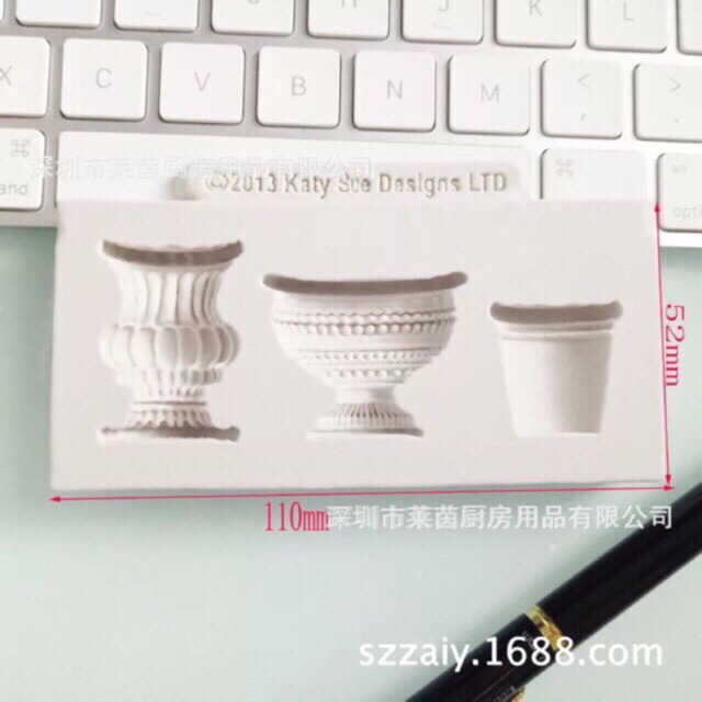 Khuôn silicon hình bình hoa