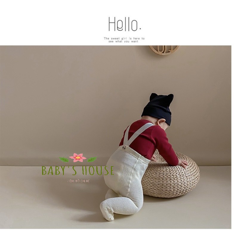 Quần tất yếm dài phong cách hàn quốc cho bé - Nana Baby