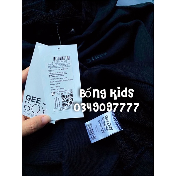 Áo Nỉ Hoodie Bé Trai In Hình GJ