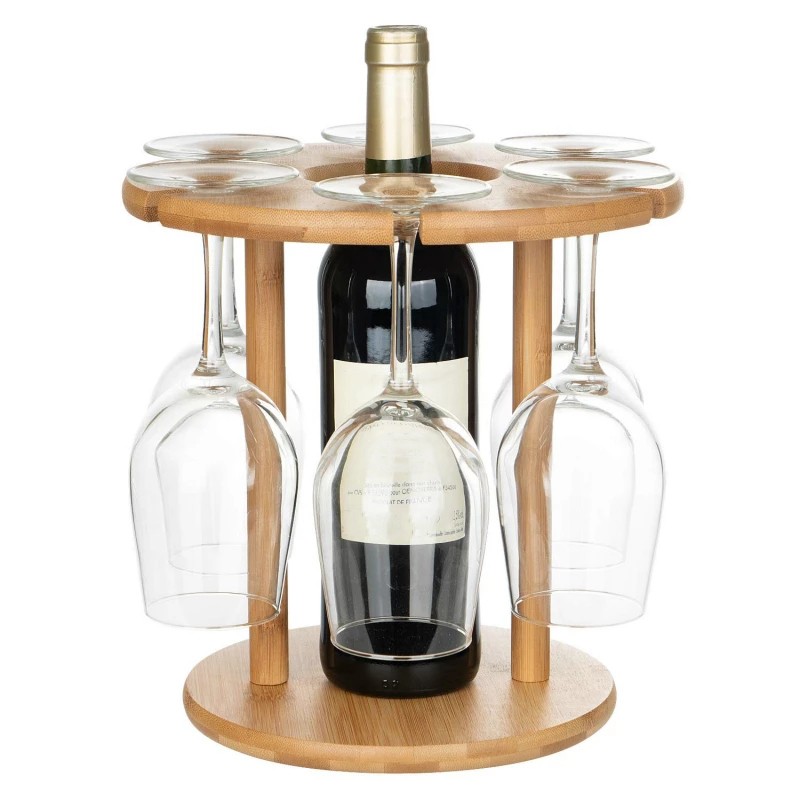 Detachable Wine Rack Wood Wine Glass Holder Bamboo Tabletop Wine Glass Drying Racks Camping | BigBuy360 - bigbuy360.vn