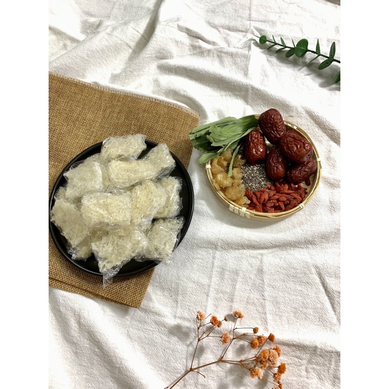 Tổ yến sào vuông nguyên chất kèm theo nguyên liệu và hướng dẫn chưng yến - Yến Nhà | BigBuy360 - bigbuy360.vn