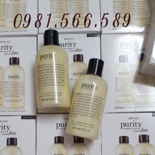 [240ml] SỮA RỬA MẶT Philosophy Purity made simple 3 IN 1