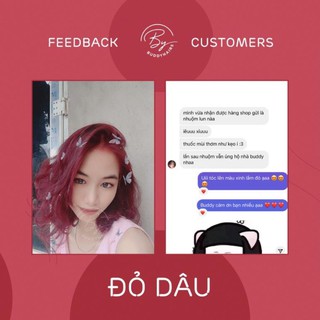 Thuốc nhuộm tóc Đỏ dâu Buddyhairs