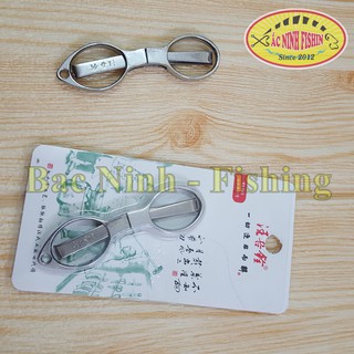 Kéo cắt thẻo Câu Đài – Câu Đơn Chống gỉ gấp gọn, màu sắc ngẫu nhiên.