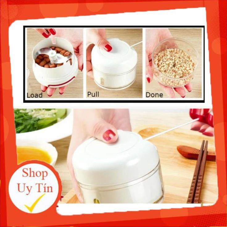 [Giá Sập Sàn] [Xay Tỏi Ớt - Nhanh Gọn] Máy xay tỏi ớt cầm tay Mini Food Chopper Đa Năng Tiện dụng ,Có Xay thịt ,Xay Đá