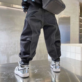 Quần Jogger Jean cá tính bé trai