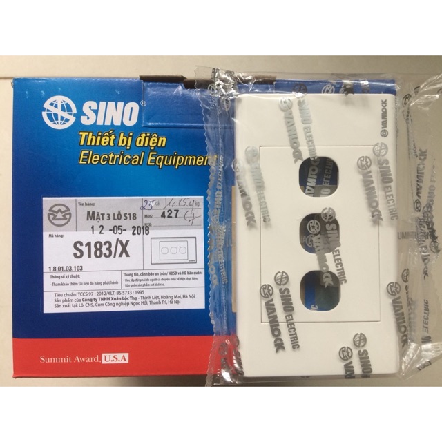 MẶT CÔNG TẮC SINO ĐỦ LOẠI CHÍNH HÃNG