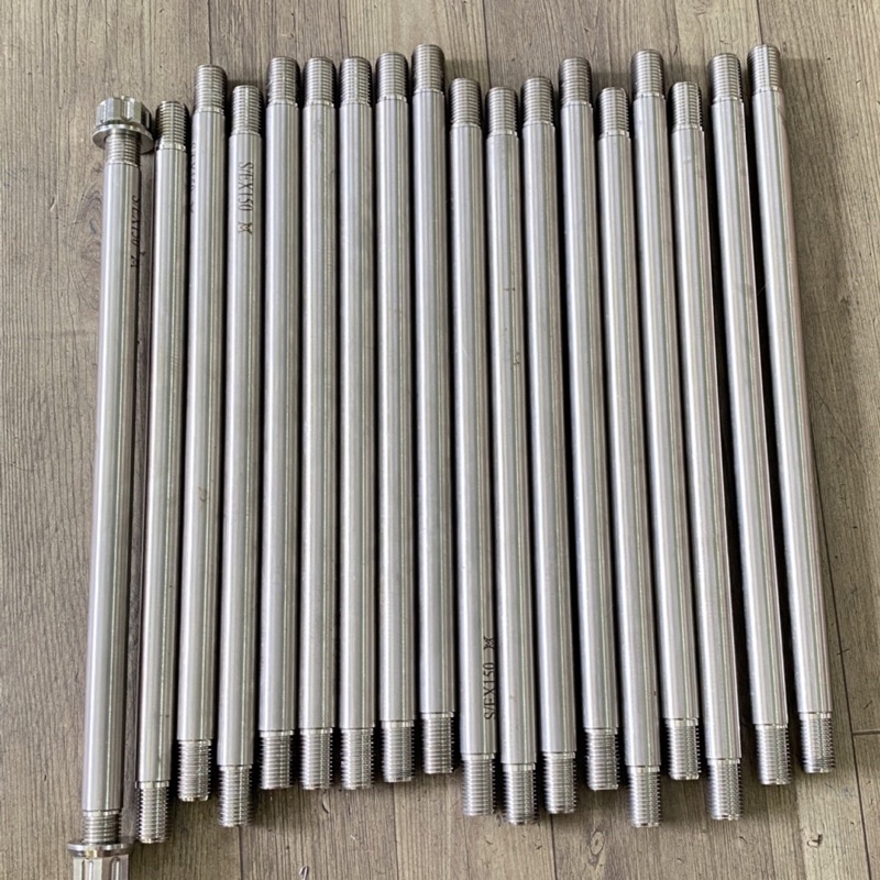 Cốt sau Ex 150 inox dài 15li290
