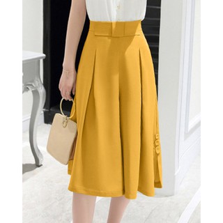 Quần Culottes Xếp Ly Lai Cong
