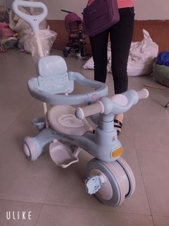 Xe đạp 3 bánh có tay đẩy