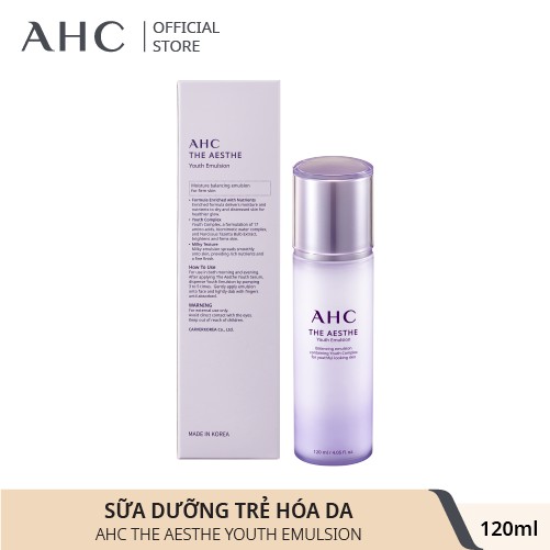 Sữa Dưỡng Trẻ Hóa Da AHC The Aesthe Youth Emulsion 120ml