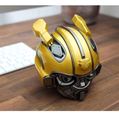 Loa Bluetooth Decor Siêu Bass Bumblebee Transformer, Mắt Có Đèn Led Xanh, Thiết Kế Độc, Âm Thanh Hay