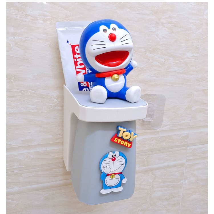 Bộ Giá Đỡ Bàn Chải Đánh Răng Gắn Tường Không Đục Lỗ Có Nam Châm Hình Ultraman Sáng Tạo Cho Cặp Đôi