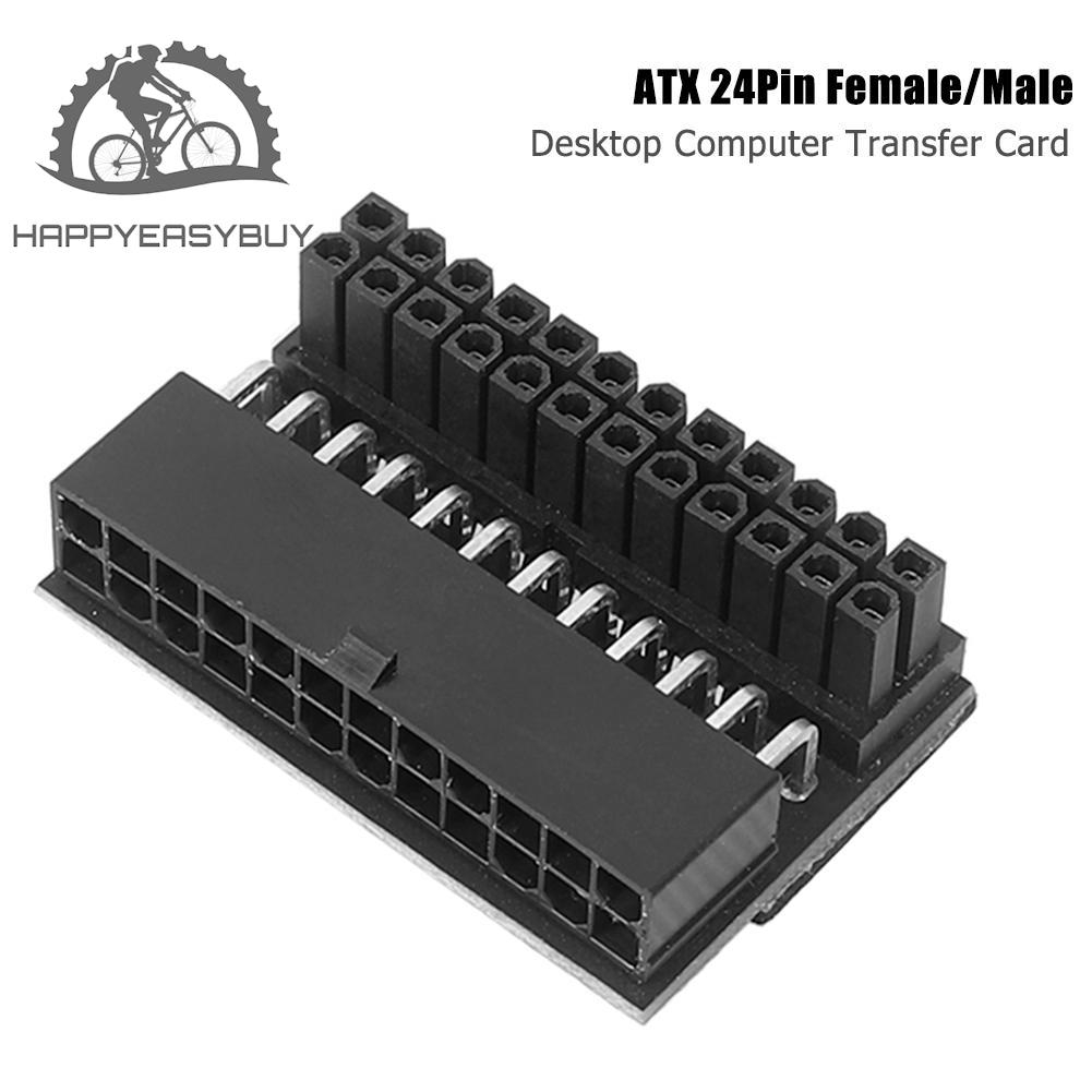 Bo Mạch Chủ Atx 24pin Female Sang 24pin 90 Độ Cho Máy Tính | BigBuy360 - bigbuy360.vn