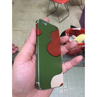 combo 2 bộ skin màu camo cho iphone 5 / 5s