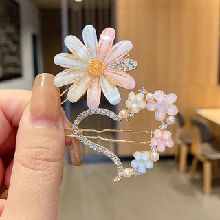 🌸🌸Kẹp tóc đính đá pha lê phong cách Hàn Quốc dễ thương