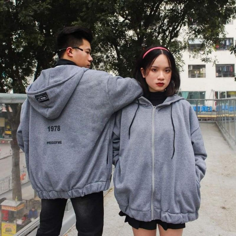 (VIDEO/ ẢNH THẬT ) ÁO HOODIE NỈ BÔNG FORM TO RỘNG NAM NỮ UNISEX, MŨ TO TRÙM ĐẦU, ẢNH THẬT