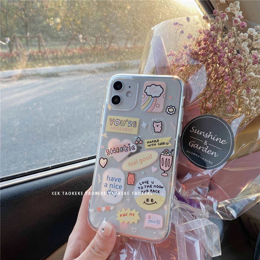 Ốp điện thoại in hình độc đáo cho iphone Rainbow smiley 6/6plus/6s/6s plus/6/7/7plus/8/8plus/x/xs/xs max/11/11 pro/11 promax/12pro/12promax/12mini/12 | BigBuy360 - bigbuy360.vn