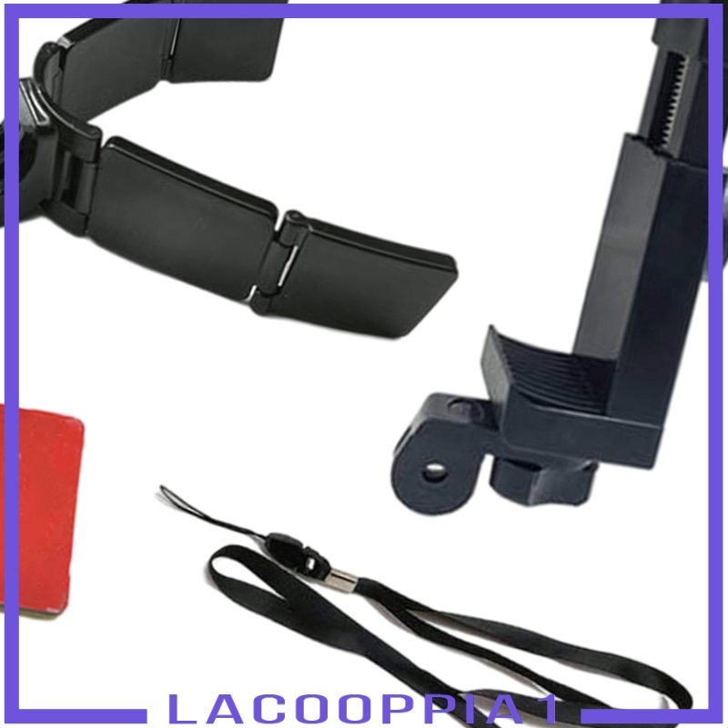 [LACOOPPIA1] Motorcycle Helmet Chin Mount Kit for for   9 8 7 6 5 4 Sports Camera or 4.7-7 inch Mobile Phones