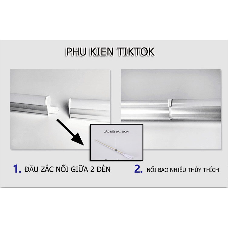 Đèn tuyp led quay video TikTok nhiều màu, gậy Neon decor studio ( 30 - 60 - 90 - 120cm)