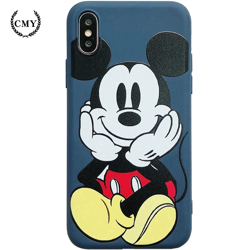 Ốp lưng hình chuột Mickey/Anpanman dành cho iPhone 11/11Pro/11Pro Max/X/XR/XS/XS MAX/7/8 Plus SE | BigBuy360 - bigbuy360.vn