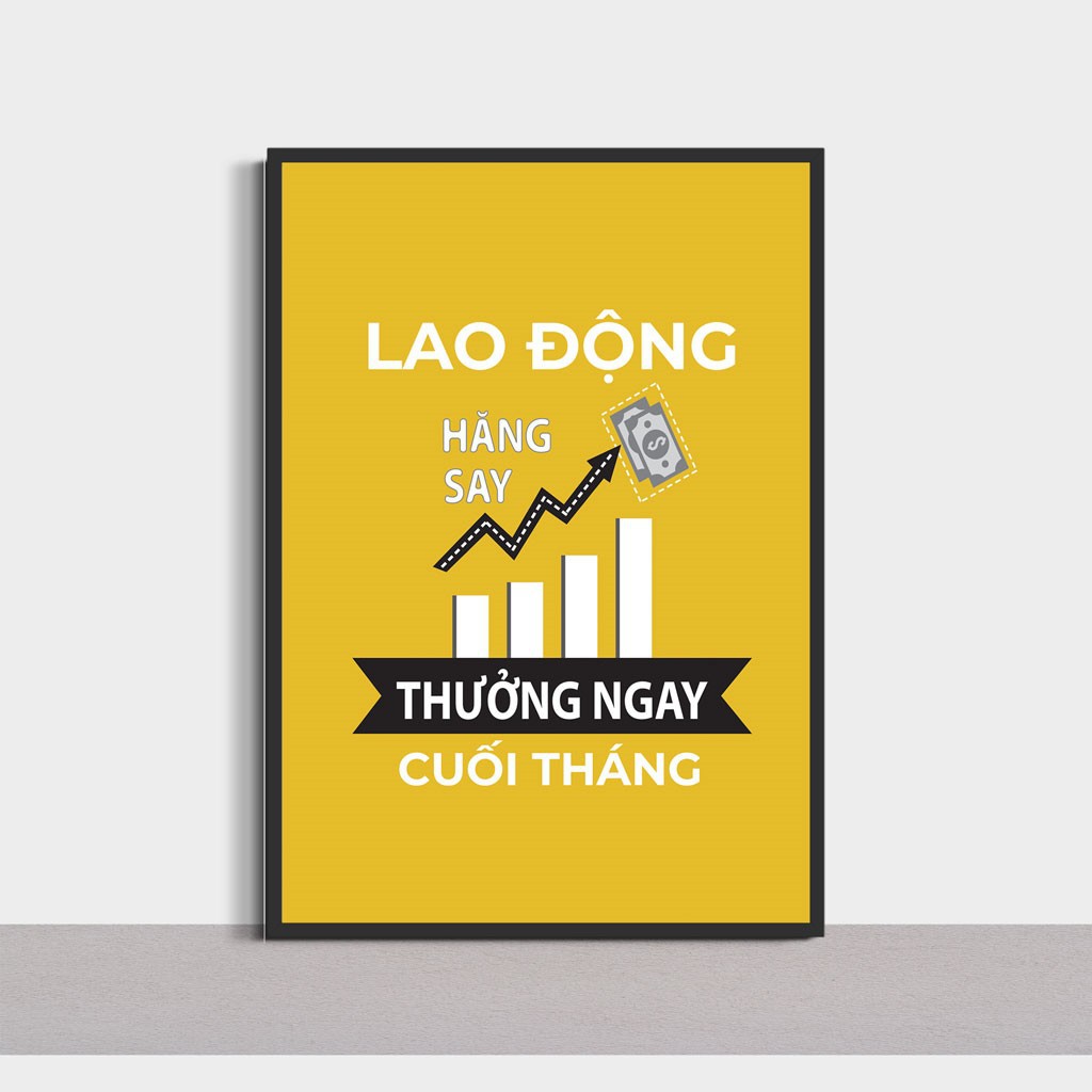 🔥Hot Deal🔥  15 Tranh Động Lực - Tranh Slogan Trang Trí Văn Phòng - Nhận Thiết Kế Tranh Canvas Theo Yêu Cầu CV-053