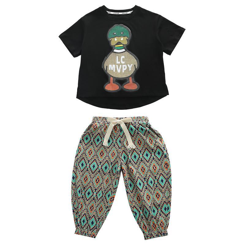 Bộ Áo Thun Tay Ngắn Phong Cách Mới Dành Cho Bé Trai Thời Trang Mùa Hè 2022