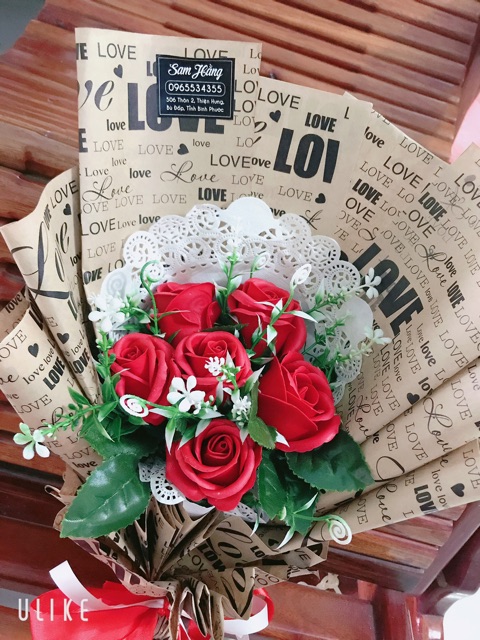 Bó hoa sáp thơm cao cấp