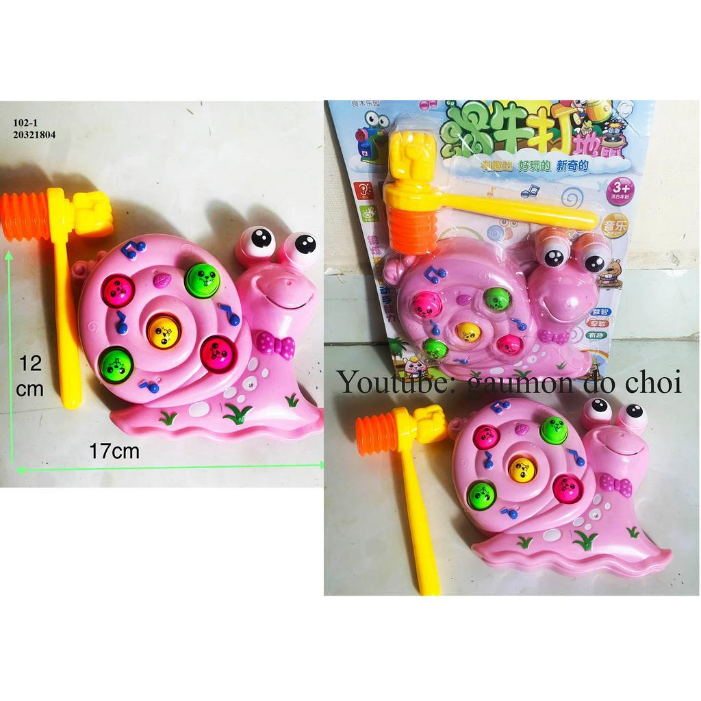 Đồ chơi đập chuột hình heo hồng, ốc sên, CON ONG siêu rẻ, đập ngựa poni