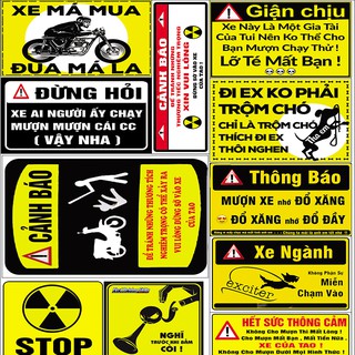 TEM CẢNH BÁO 3 LỚP CHỐNG NƯỚC