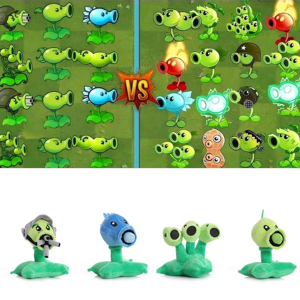 Đồ Chơi Nhồi Bông Hình Cây Đậu Pvz Trong Game Plants Vs Zombies Dài