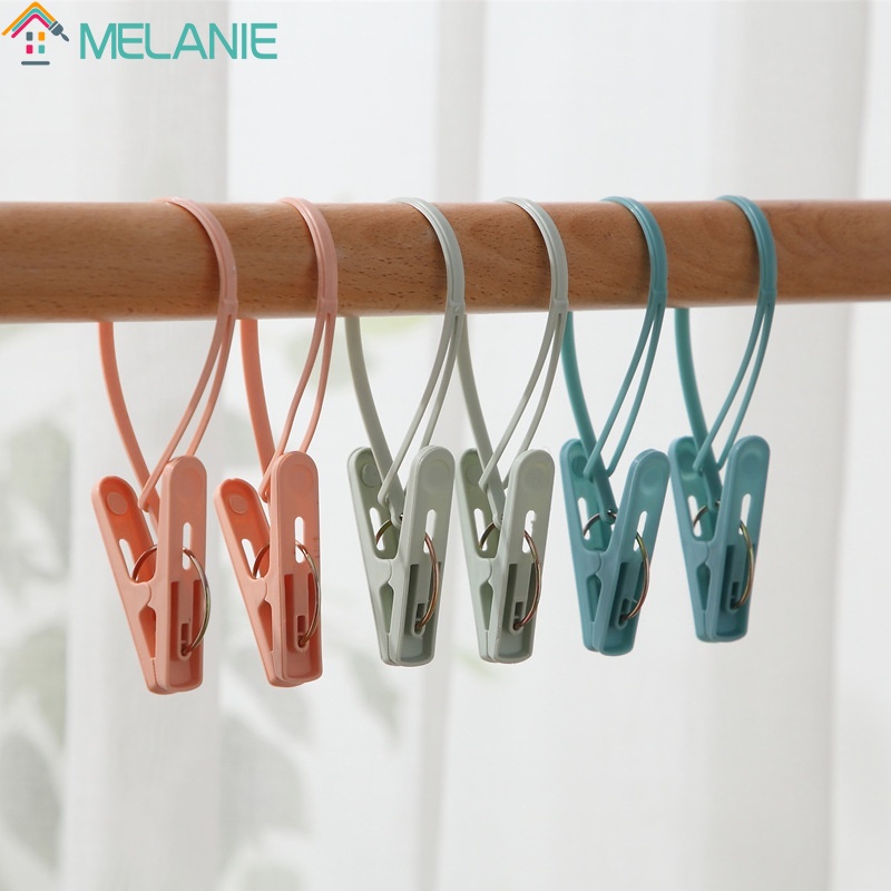 Kẹp nhựa phơi quần áo chống gió chống trượt mini đa năng