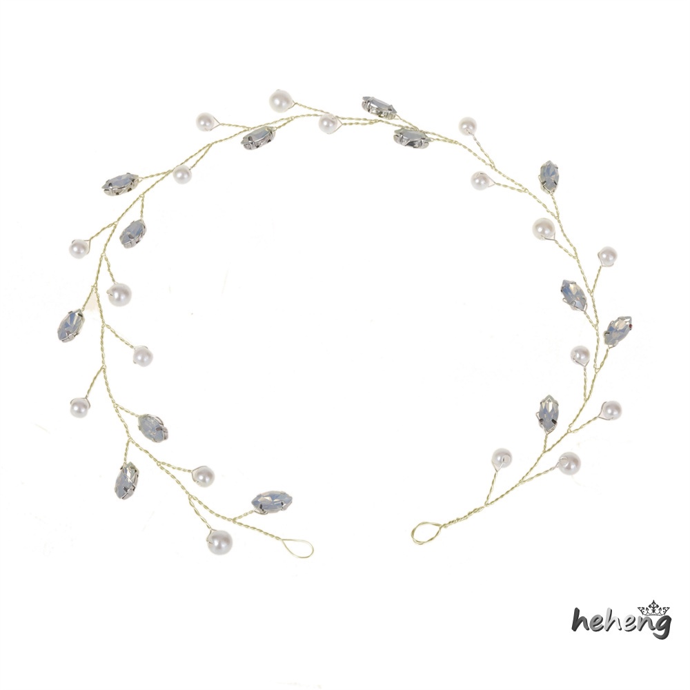 Băng Đô Cài Tóc Đính Ngọc Trai Thời Trang Cho Nữ