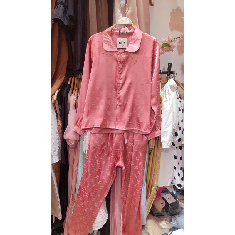 Bộ ngủ gấm dài tay chuẩn hàng Huyền bé bán | BigBuy360 - bigbuy360.vn