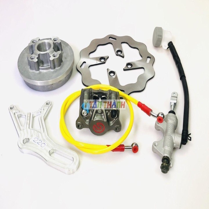 Bộ Đĩa Sau Sirius Heo Rembo Xám Đĩa 220Mm V3 MS1272