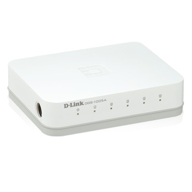 Bộ Chia Mạng Switch 5 Cổng 10/100/1000M D-Link DGS-1005A - Hàng Chính Hãng