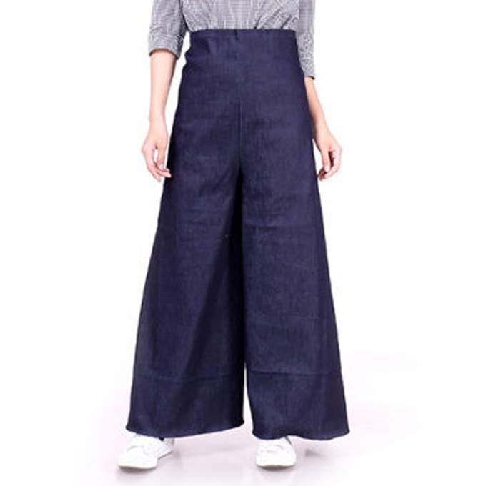 Váy chống nắng vải jean dạng quần